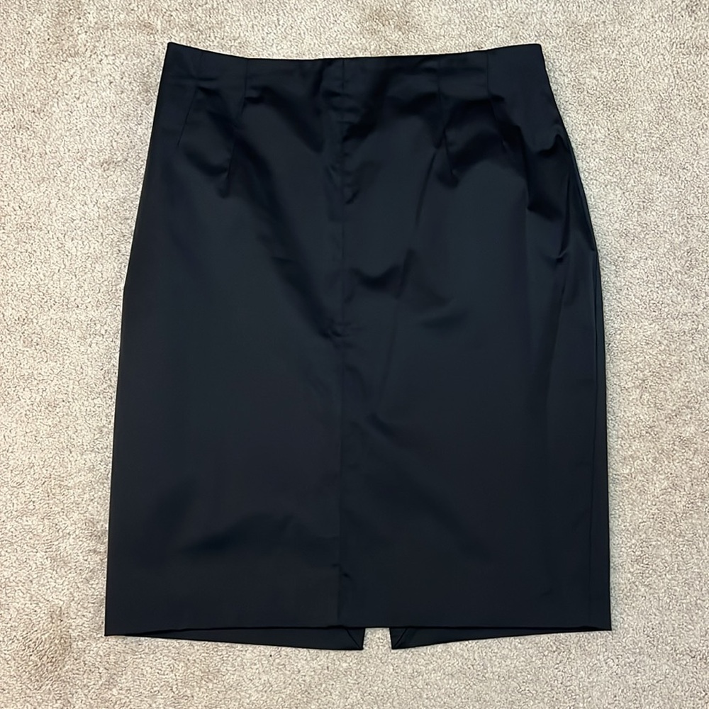 MNG By Mango Satin Pencil Skirt Size 14